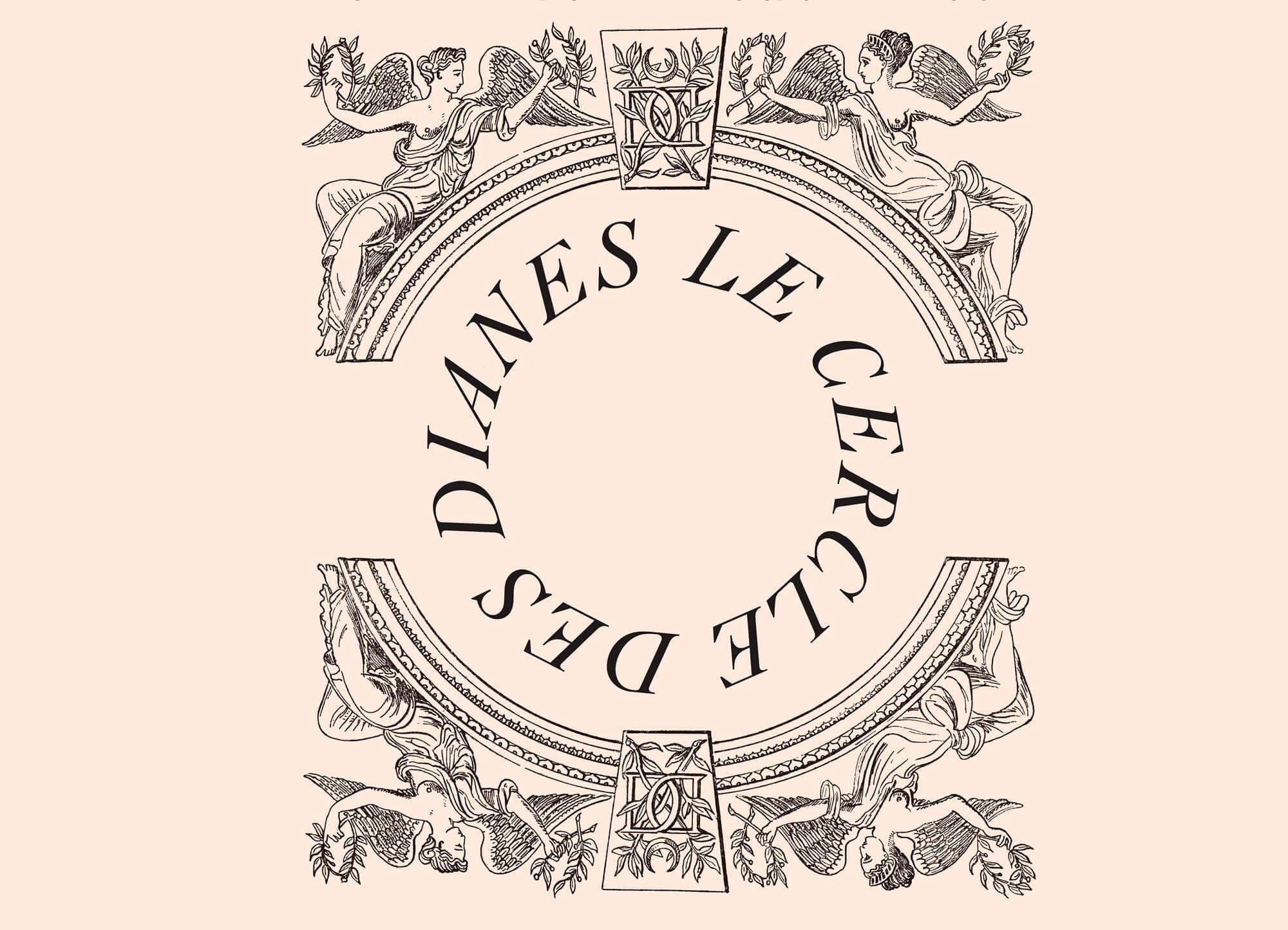 Identité pour la communication du Cercle des Dianes, design Ichetkar