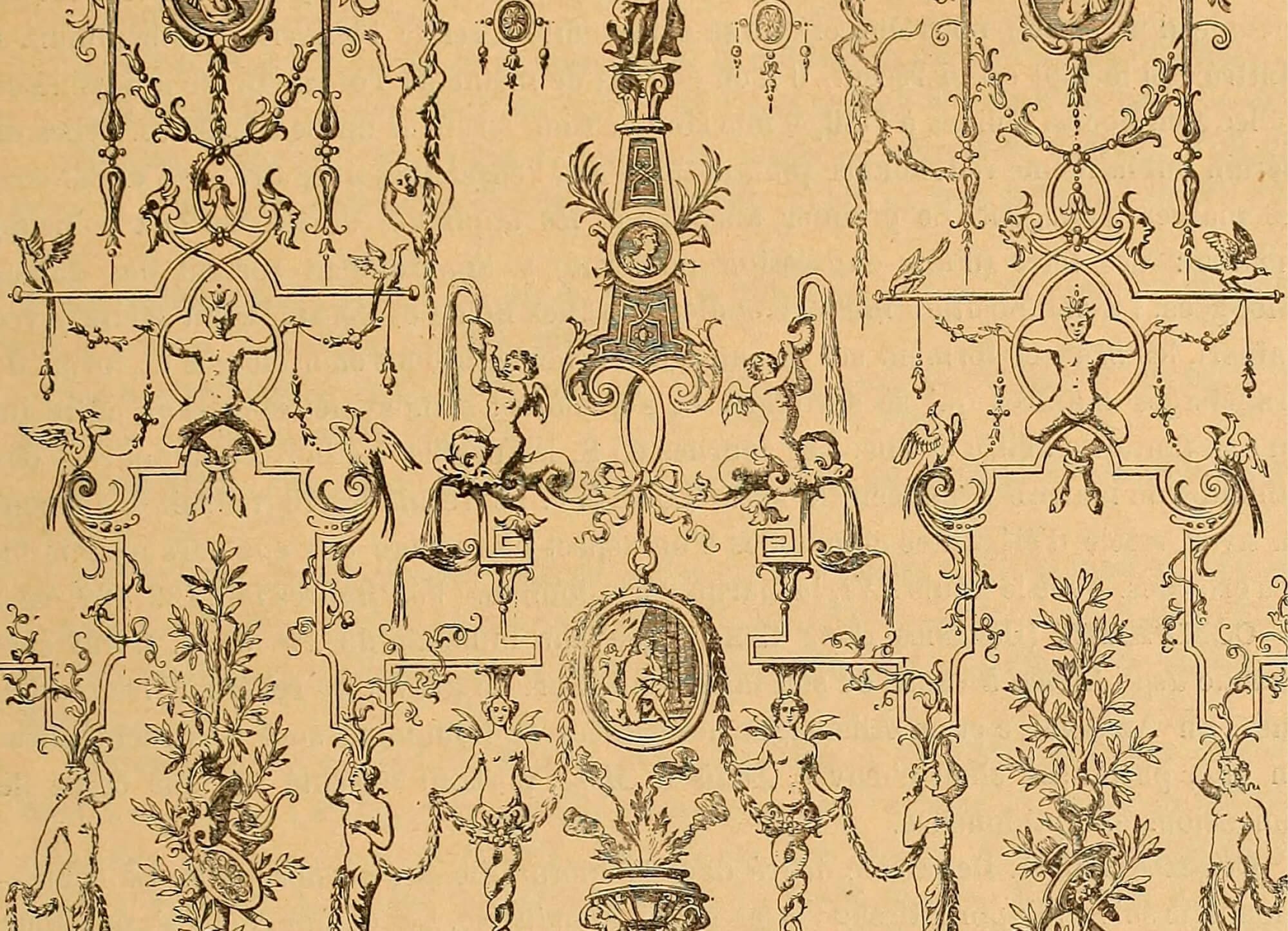 Inspiration de l'artiste Berain pour les éléments de communication de Sébastien Gaudard