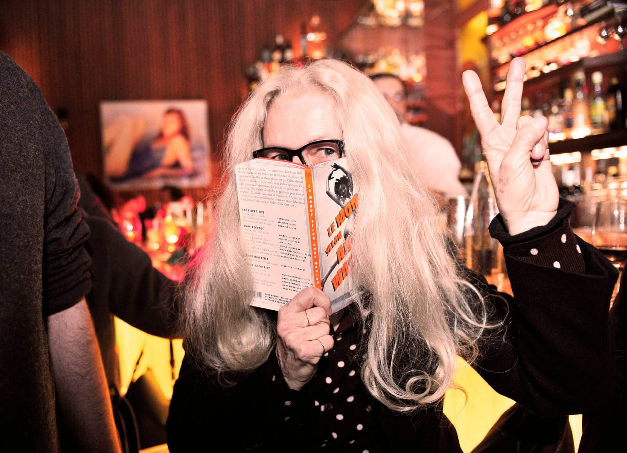 La lecture du celebre roman-menu pour la soirée de lancement de la nouvelle carte de l'Andy Wahloo