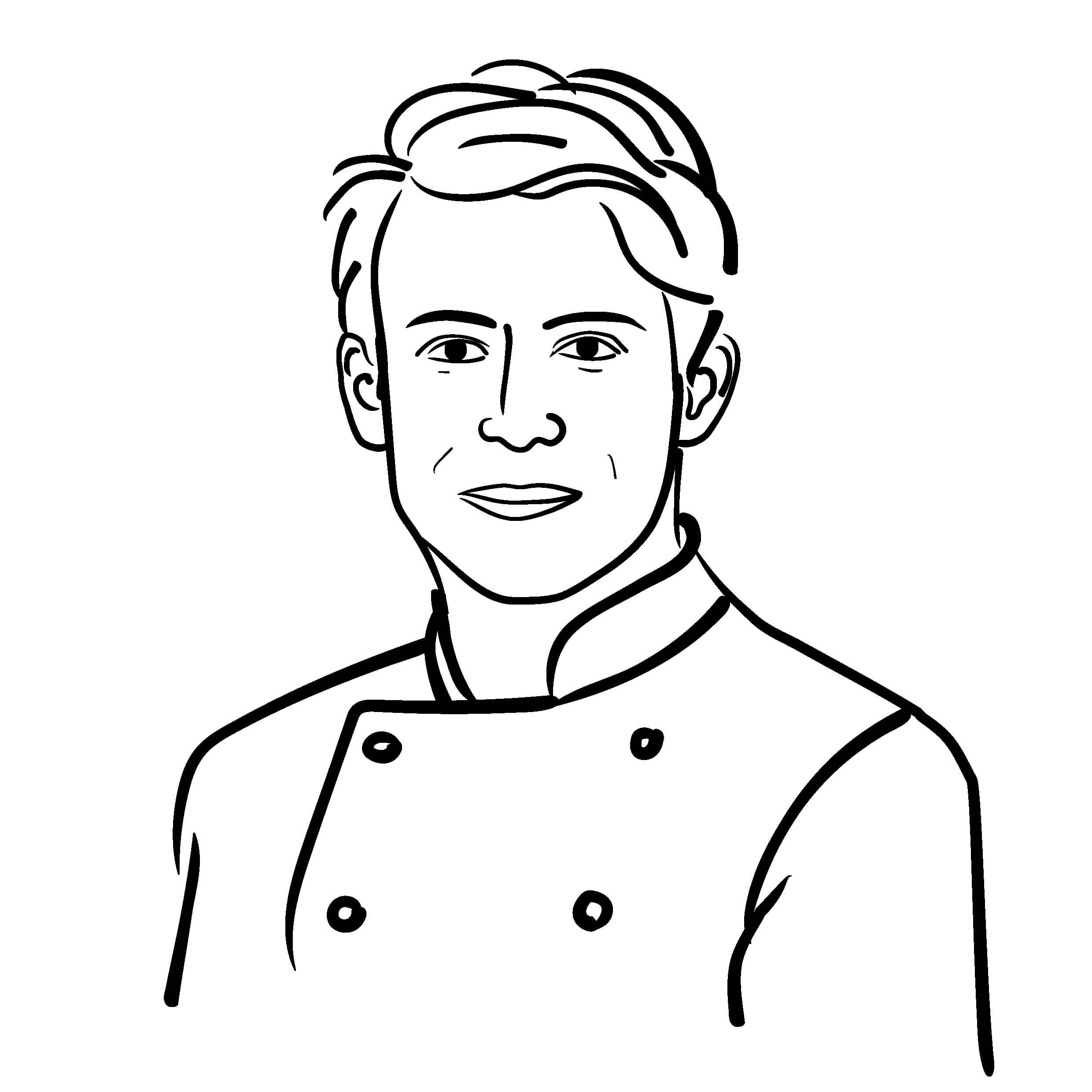 illustration du chef Jimmy Boulay par IchetKar