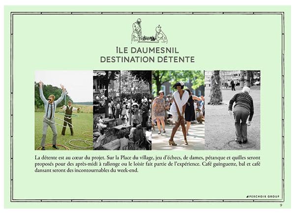 La perchoir appelle Ichetkar pour confectionner un dossier d’appel d’offre pour l’île Daumesnil, esprit guinguette années 20 parisiennes