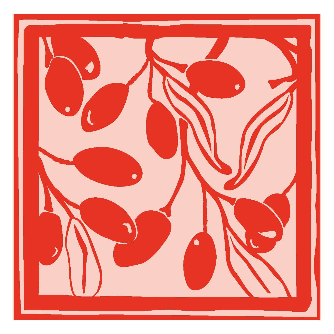 IchetKar dessine des carreaux représentant des éléments en rapport avec l’univers de la marque, de celui de la cuisine et de son chef Marcolino