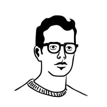 portrait en ligne clair de Simon De Dreuille signé IchetKar