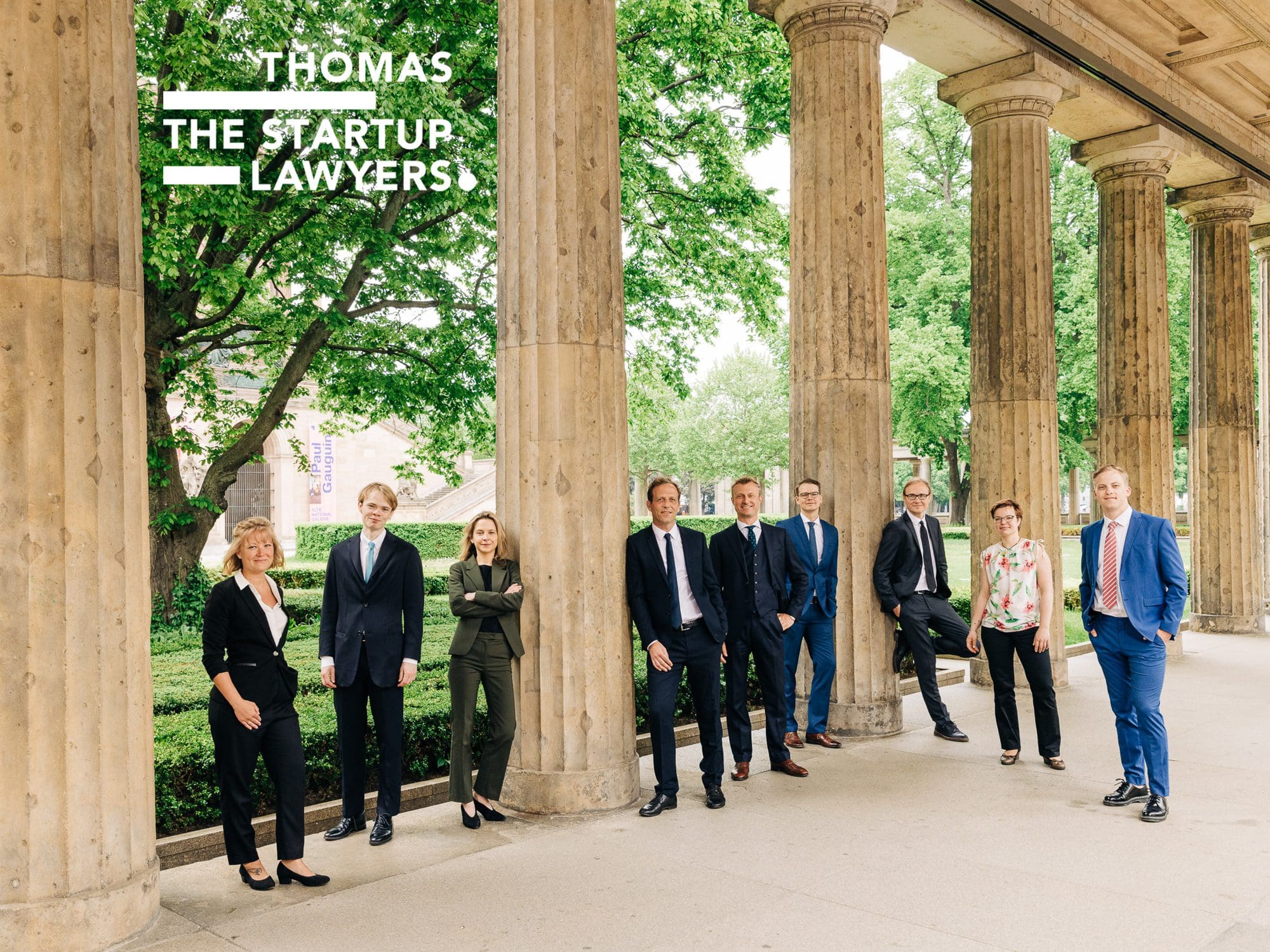 photo de groupe des avocats de Thomas te startup lawyers, une identité signée ichetkar