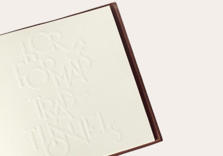 Pierre Gagnaire fait appel à Helena pour élaborer la carte des vins du Balzac, détails tête de chapitre hors formats traditionnels