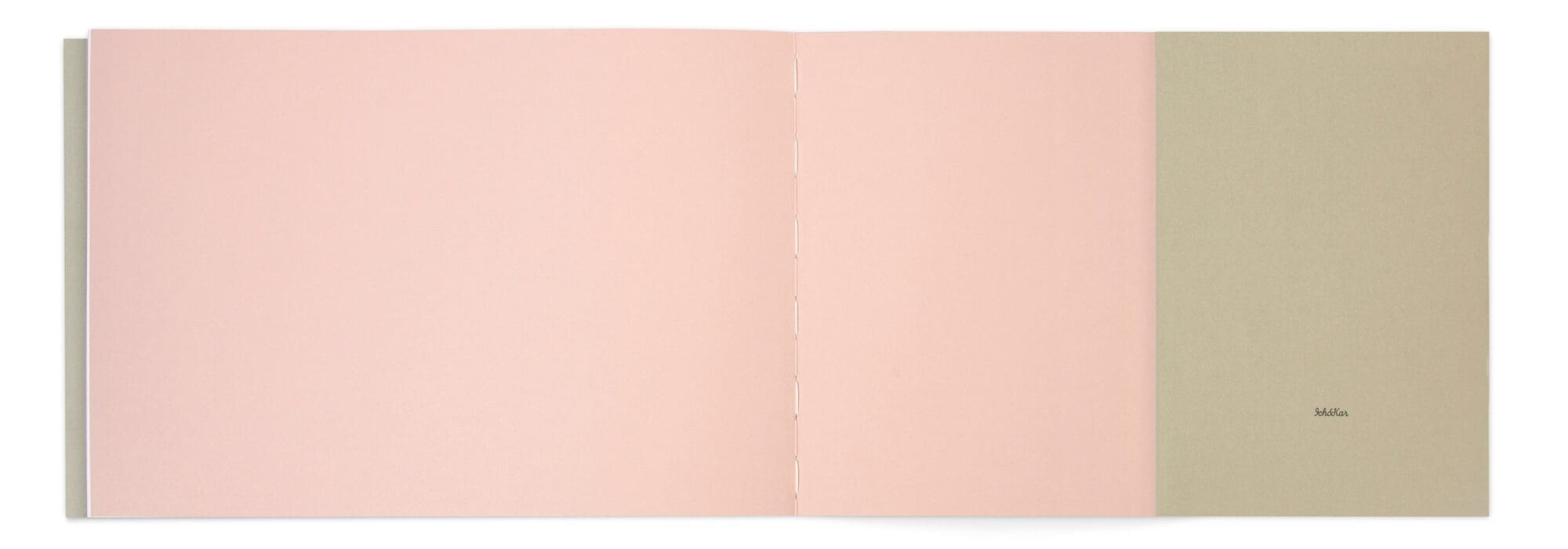 Page de garde du livre Quelque part dans l'inachevé d'Hélène Muheim, reliure a la suisse, direction artistique Ich&Kar