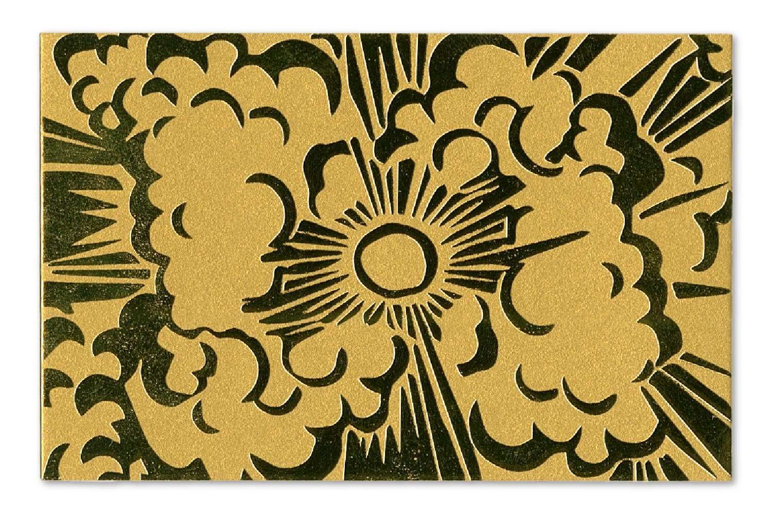 carte de visite gold, une identité ichetkar post confinement, illustration inspiration année folle, Masereel