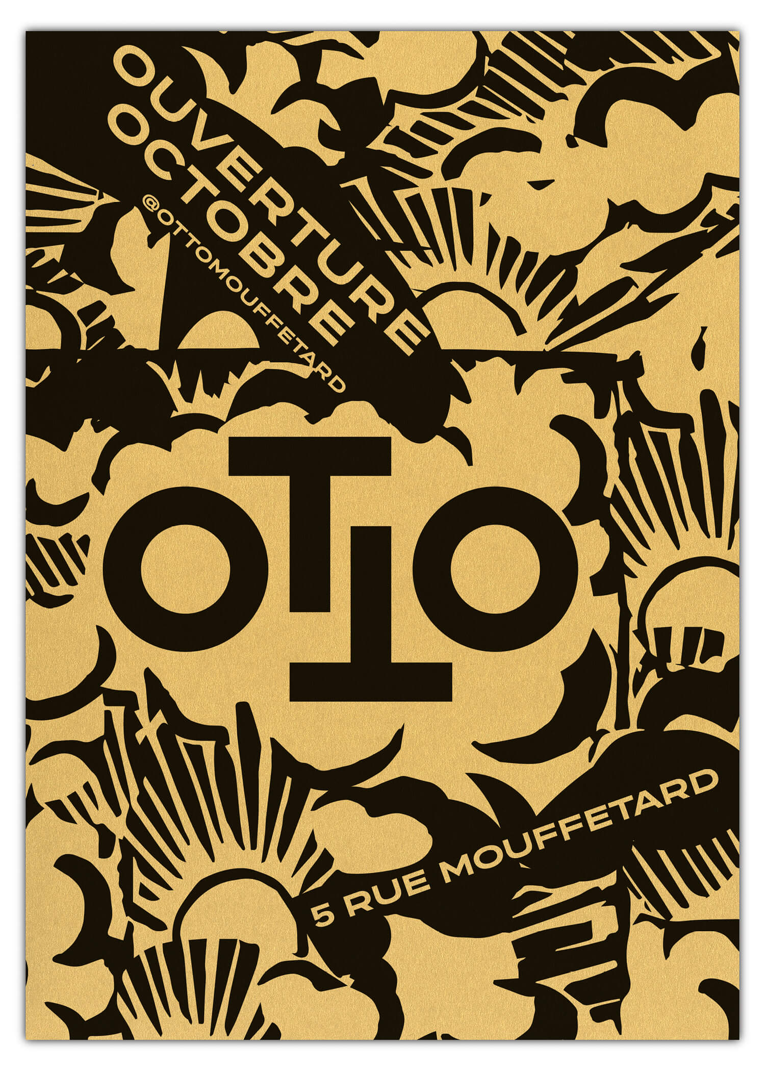 affiches post confinement pour le nouveau restaurant de eric trochon rue moufetard by ichetkar