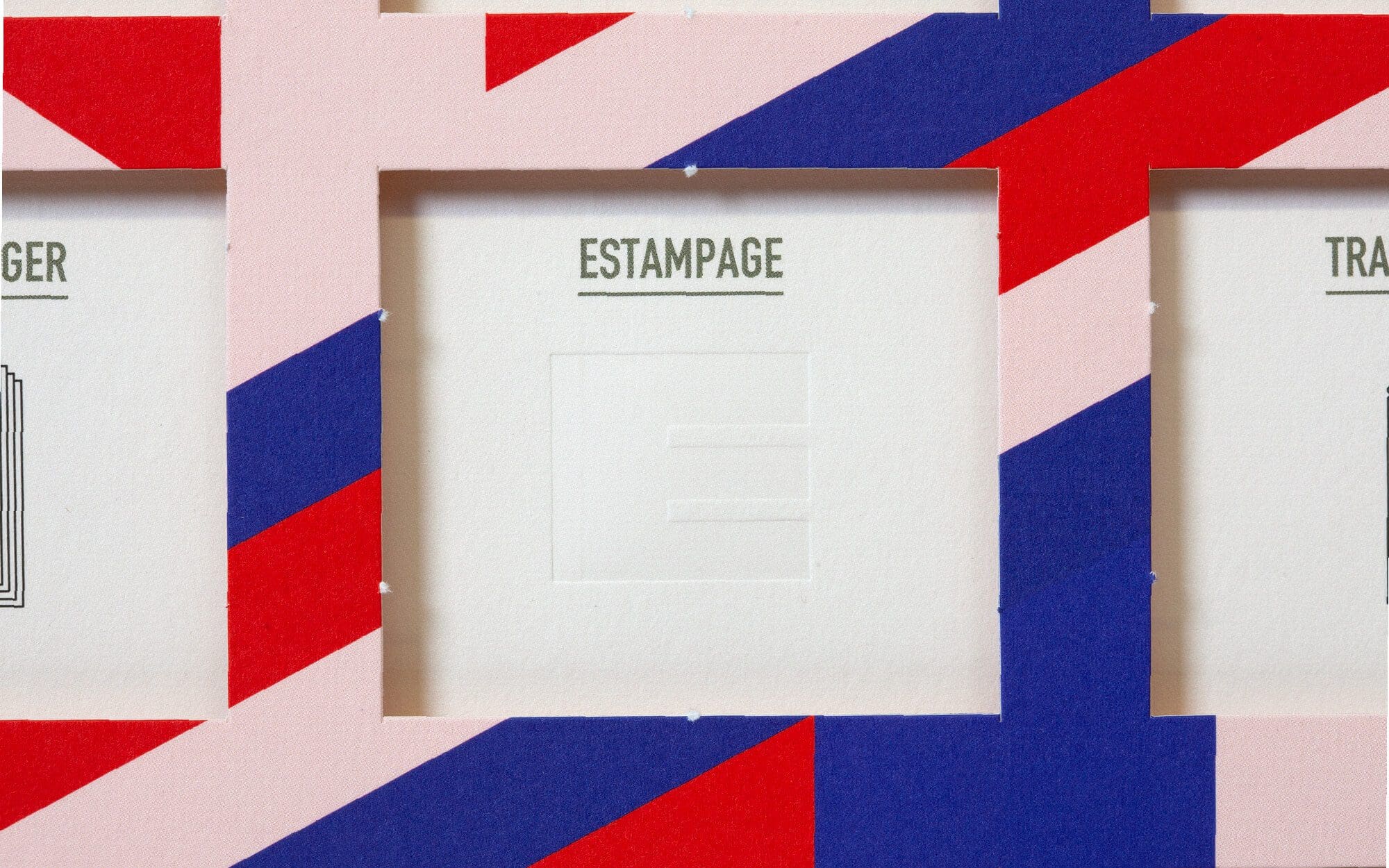 illustration estampage: un des nombreux services de l'imprimerie de montreuil Picture Perfect…Ich&Kar conçoit leur calendrier de l'avent 2022