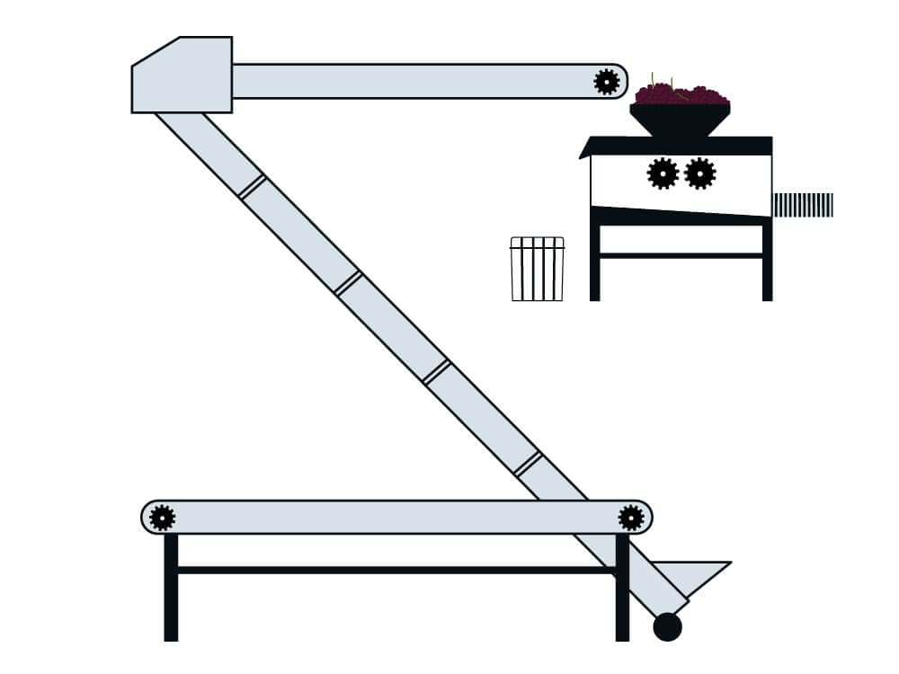 Ichetlar dessine les machines servant à l'élaboration du vin, de la récolte à l'élevage en cave, pour un motion design éducatif