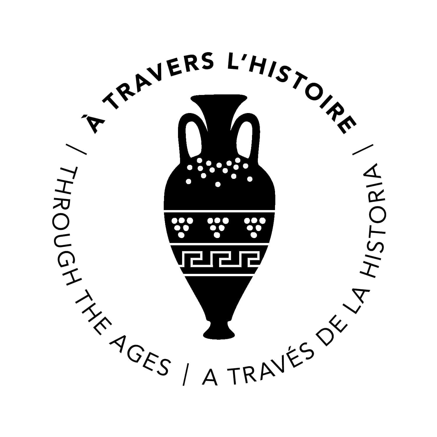 pictogramme à travers l'histoire dessiné par ichetkar pour la nouvelle signalétique de la cité du vin de bordeaux
