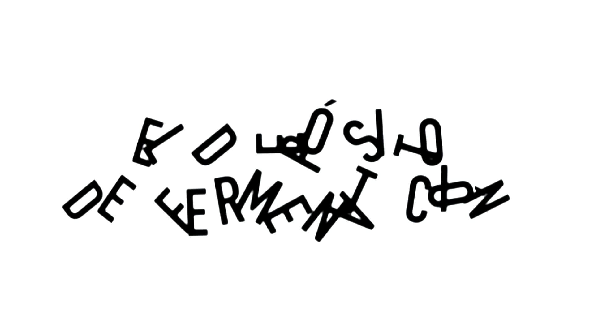 Jeu typographique pour les veilles de la cuve de fermentation du film de l'élaboration du vin, design IchetKar