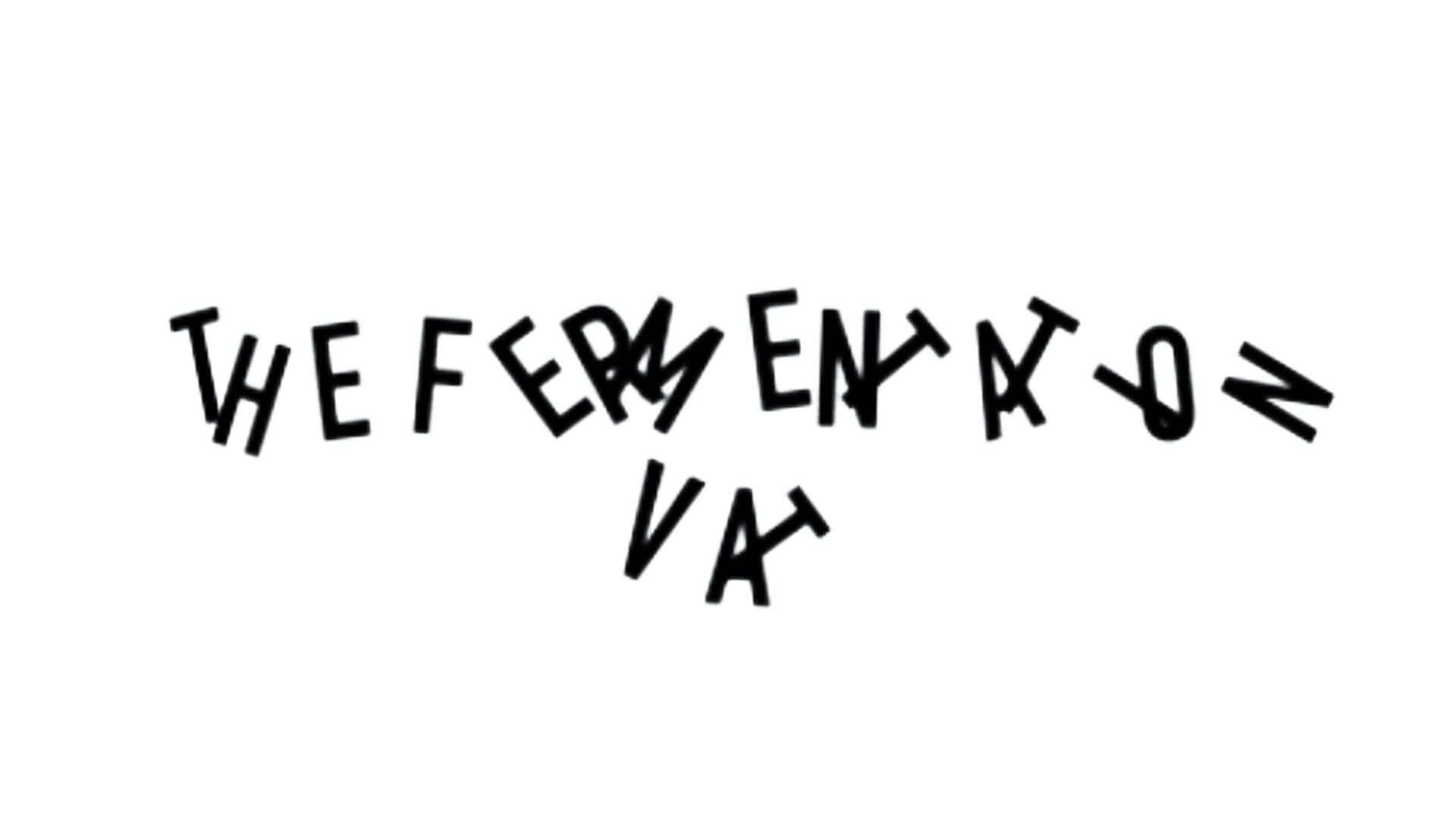 Jeu typographique pour les veilles de la cuve de fermentation du film de l'élaboration du vin, design IchetKar