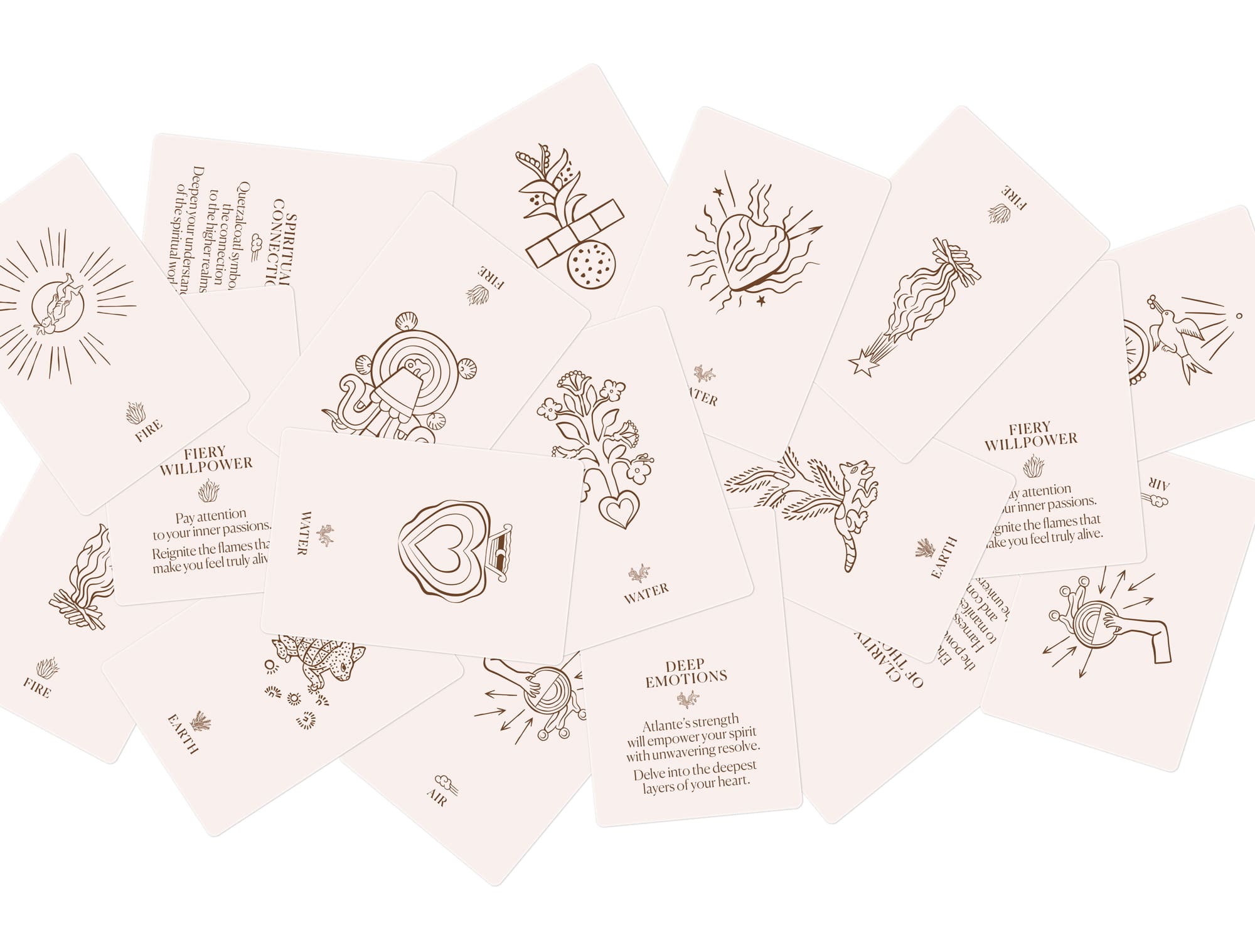 Ich&Kar dessine une collection de carte oracle pour le spa Esperanza au Mexique
