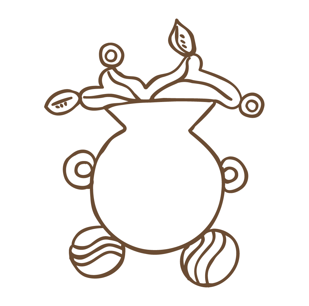 Illustration inspiré de l'univers aztèque pour le Spa Esperenza au Mexique, illustration ich&Kar