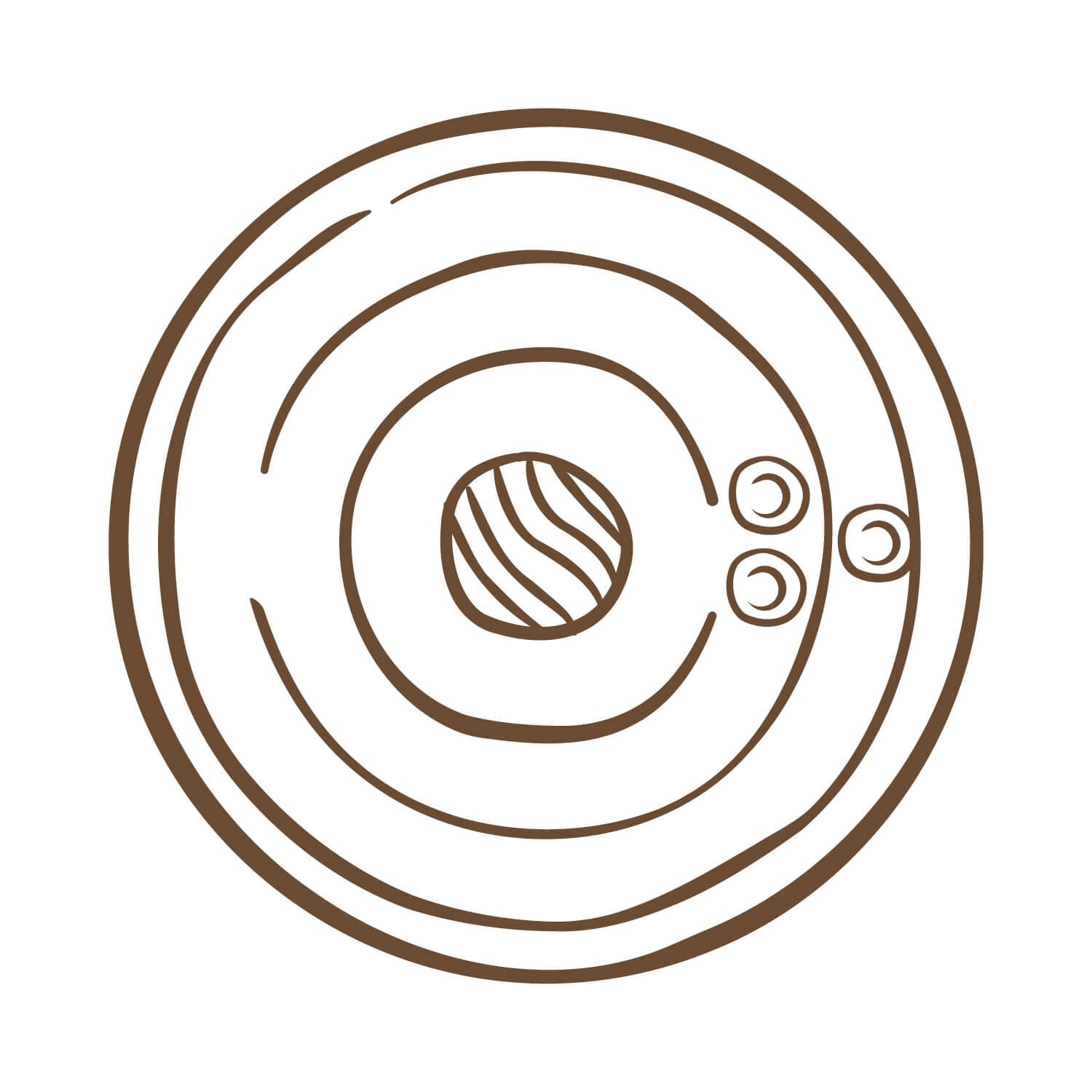 Le hiéroglyphe "Intellectual Exploration" signe de feu par Ichetkar est un symbole aztèque empreint de la culture mexicaine, créé pour le spa Esperanza.