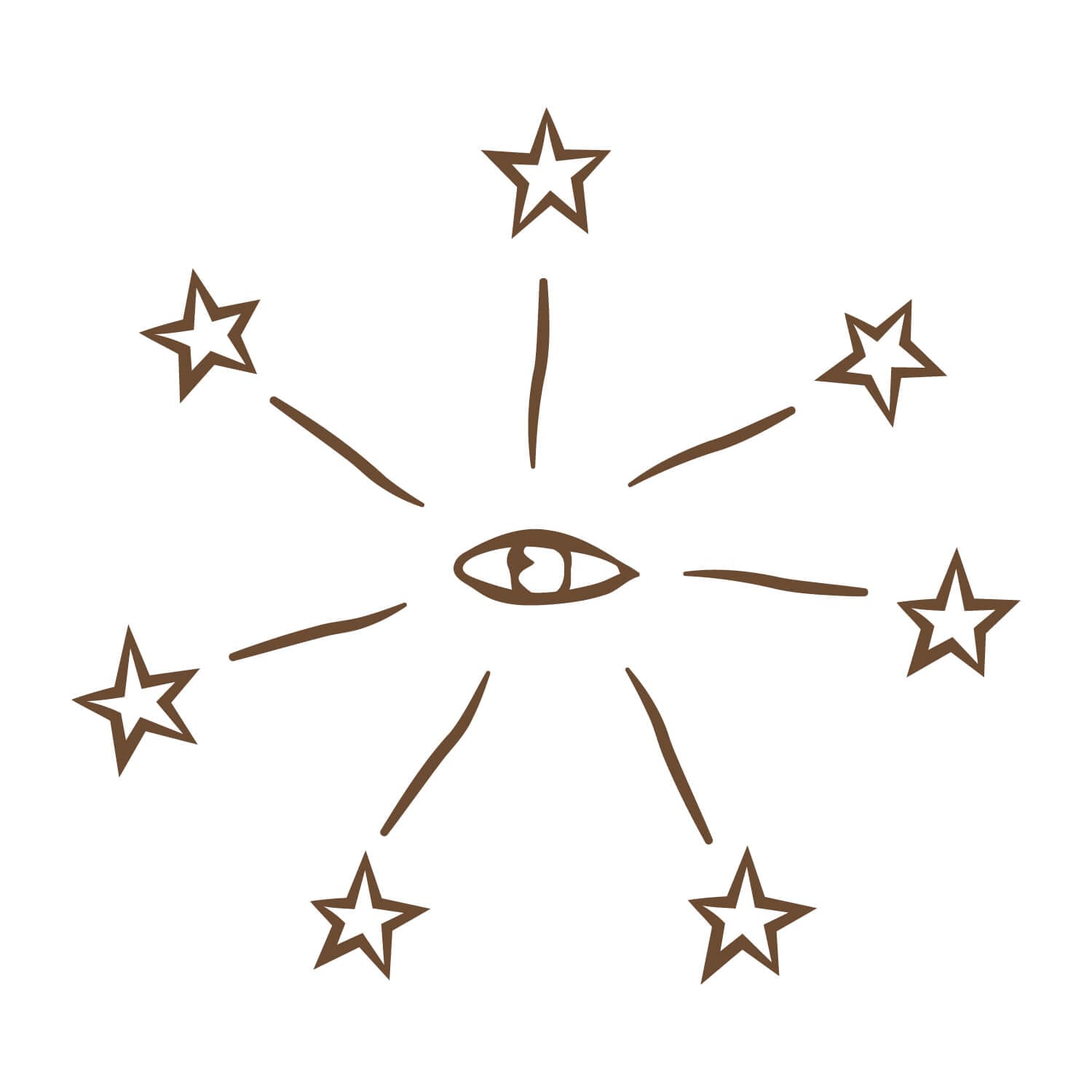 Le hiéroglyphe " Clarity of Thought" signe de feu par Ichetkar est un symbole aztèque empreint de la culture mexicaine, créé pour le spa Esperanza.